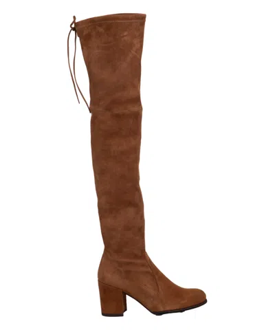Stuart Weitzman Tieland Heeled Boots In Brown