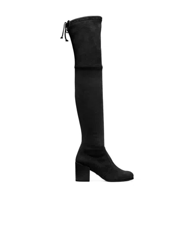 Stuart Weitzman Tieland Knee Boots In Black