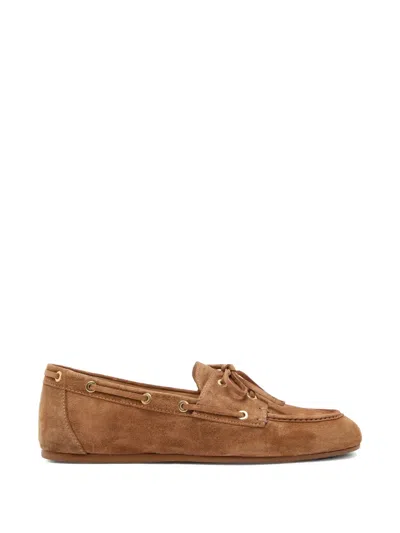 Stuart Weitzman Tinsley Loafers In Brown