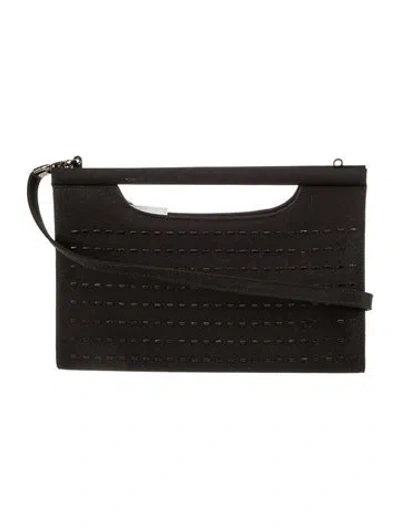 Pre-owned Stuart Weitzman Top Handle Bag In Black