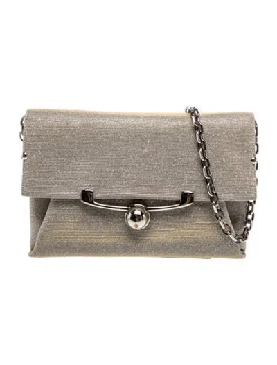Pre-owned Stuart Weitzman Top Handle Bag In Silver