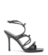 Stuart Weitzman 100mm Tully Sandals In Black