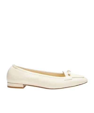 Stuart Weitzman Tully Ballet Shoes In White