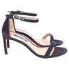 Stuart Weitzman Two-toned Sandal Heels In Multicolor Polyester In Multi