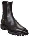 Stuart Weitzman Ultra Lug City Leather Bootie In Animal Print
