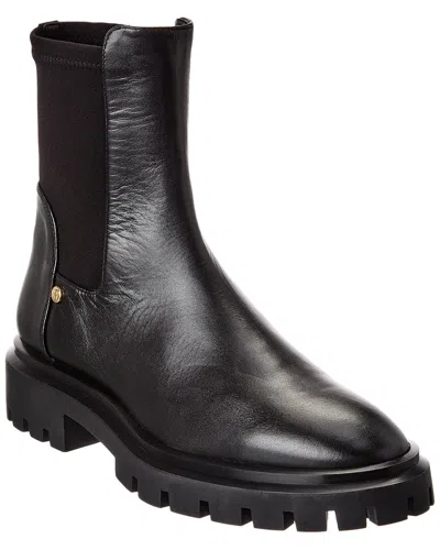 STUART WEITZMAN ULTRA LUG CITY LEATHER BOOTIE