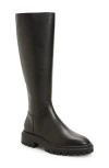 Stuart Weitzman Ultra Lug Knee High Boot In Black