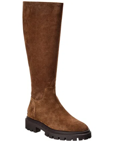 STUART WEITZMAN ULTRA LUG SUEDE KNEE-HIGH BOOT