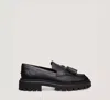 Stuart Weitzman Ultra Lug Tassel Loafer The Sw Outlet In Black