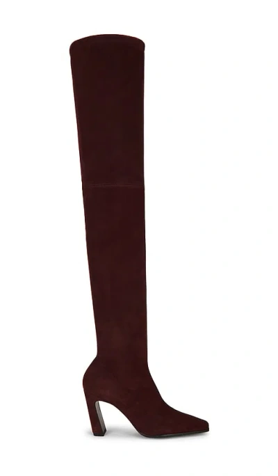 Stuart Weitzman Ultrastassi Boot In Burgundy