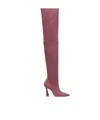 Stuart Weitzman Ultravinnie Pointed-toe Over-the-knee Boots In Pink