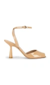 Stuart Weitzman Val Ankle Strap Sandal In Brown