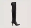 Stuart Weitzman Valentina Over-the-knee Boot 75 In Black