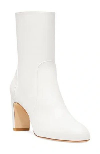 Stuart Weitzman Vida Bootie In Cream.