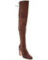 Stuart Weitzman Highland Womens Stretch Heels Over-the-knee Boots In Brown