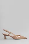 Stuart Weitzman Vinnie 50 Pumps In Rose-pink Patent Leather In Pink