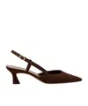 Stuart Weitzman Vivienne Slingback In Brown