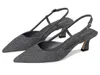 Stuart Weitzman Vinnie 50 Slingback Pump In Gray