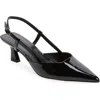 Stuart Weitzman Sandals Pointed Toe Buckle Detail In Black