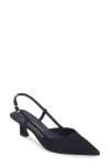 Stuart Weitzman Vinnie 50 Slingback Pump In Marine Blue