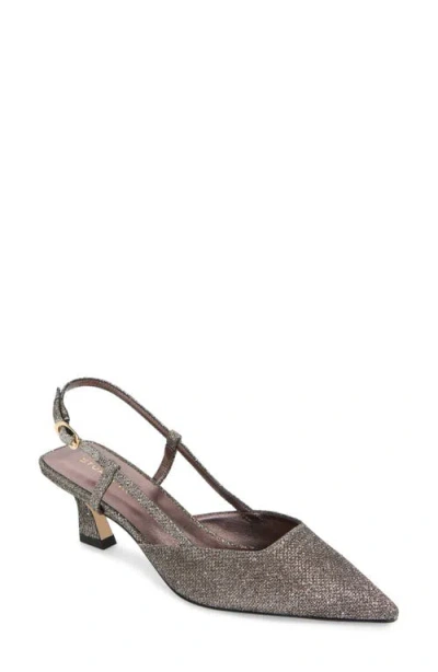 Stuart Weitzman Vinnie 50 Slingback Pump In New Pyrite