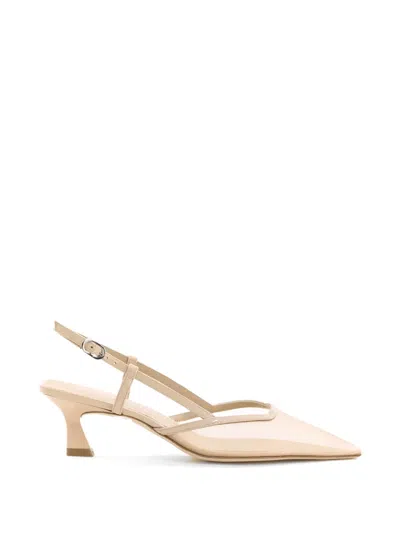 Stuart Weitzman Vinnie 50 Slingback Pumps In Neutral