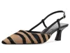 Stuart Weitzman Vinnie 50 Slingback Pump In Black