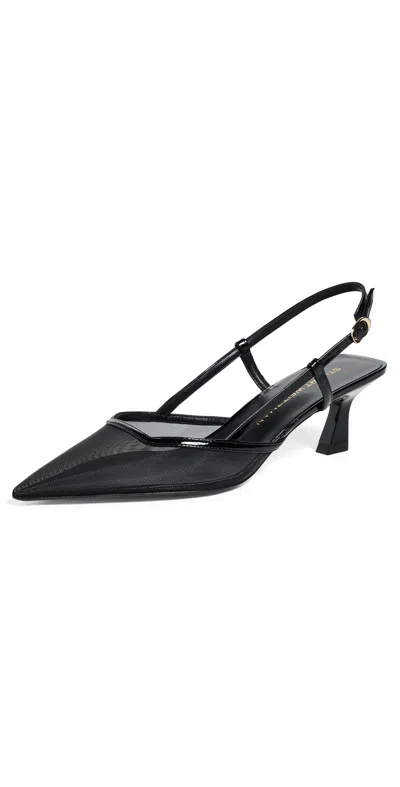 Stuart Weitzman Vinnie Pump Slingback In Black