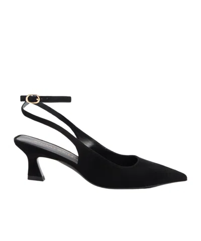Stuart Weitzman Vinnie 50 Strap Pump In Black