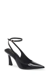 Stuart Weitzman Vinnie 85 Strap Pump In Black