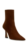 Stuart Weitzman Vinnie 85 Zip Bootie In Brown