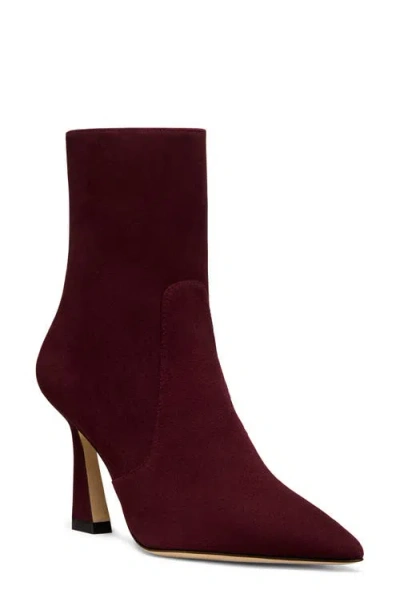 Stuart Weitzman Vinnie 85 Zip Bootie In Red