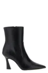 Stuart Weitzman 90mm Leather Ankle Boots In Black