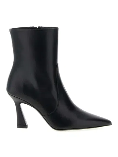 Stuart Weitzman Vinnie Ankle Boots In Black