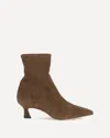 Stuart Weitzman Vinnie Ankle Boots In Brown