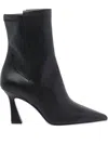 Stuart Weitzman 85mm Vinnie Pointed-toe Elasticised Boots In Black