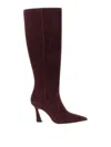 Stuart Weitzman 85mm Vinnie Side-zip Boots In Red