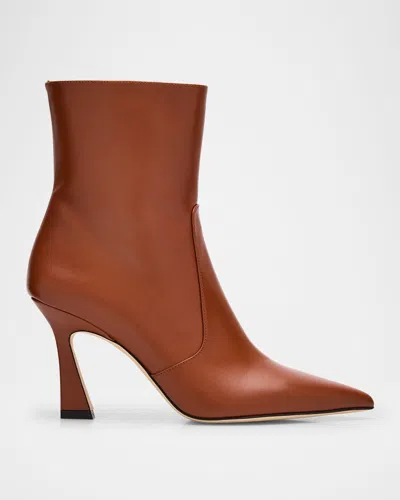 Stuart Weitzman Naomi 50 Suede Ankle Boots In Brown