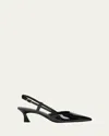 Stuart Weitzman Sandals Pointed Toe Buckle Detail In Black