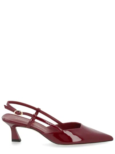 Stuart Weitzman Vinnie Pointed Toe Slender Heel Pumps In Burgundy