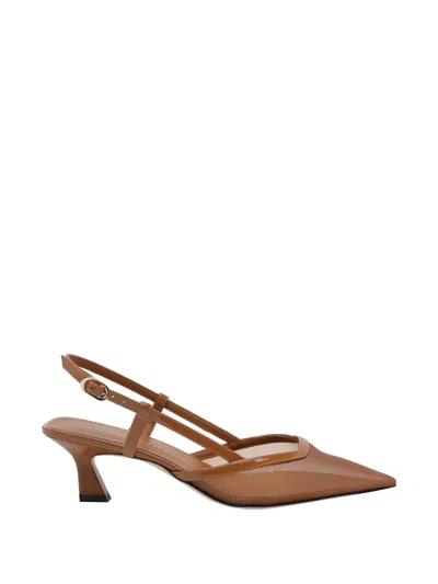Stuart Weitzman Vinnie Pointed-toe Pumps In Brown