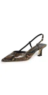 Stuart Weitzman Vinnie Slingback Pumps 50mm Espresso In Brown
