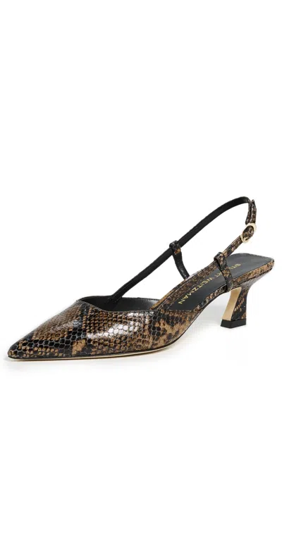 Stuart Weitzman Vinnie Slingback Pumps 50mm Espresso In Brown
