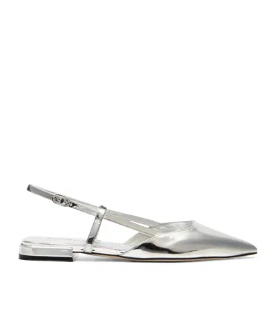 Stuart Weitzman Vinnie Slingback Pumps In Silver