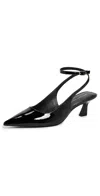 Stuart Weitzman Vinnie Strap Pumps 50mm Black In Black