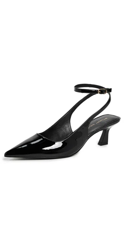 Stuart Weitzman Vinnie Strap Pumps 50mm Black