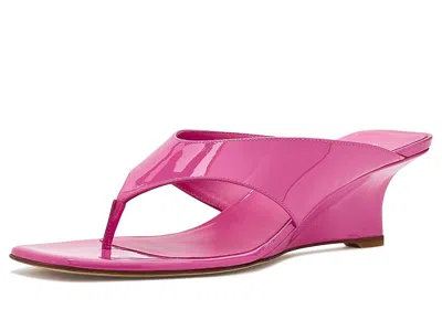 Stuart Weitzman Vinnie Wedge Thongs 50 Sunset Pink