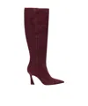 Stuart Weitzman Vinnie Zip Boot 85 In Burgundy