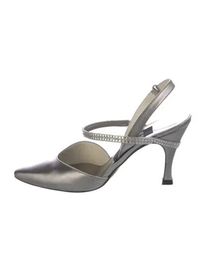 Pre-owned Stuart Weitzman Vintage Leather Slingback Pumps