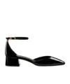 Stuart Weitzman Vivienne 35mm Patent-leather Pumps In Black